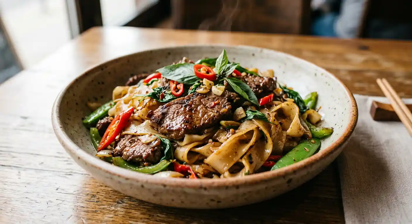 Drunken Noodles with Beef