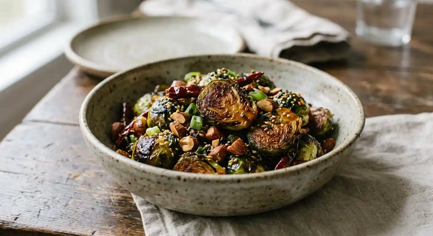 Kung Pao Brussels Sprouts