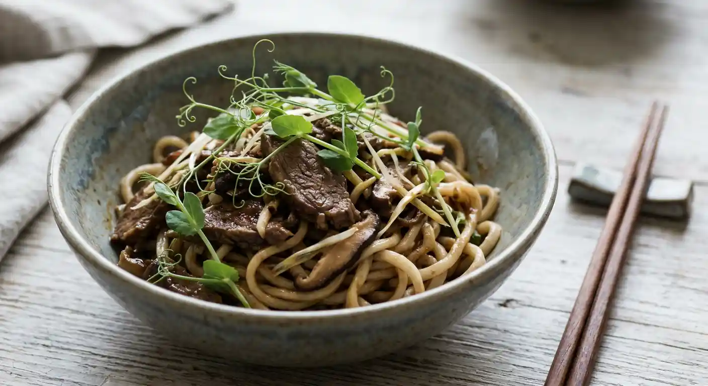 SONOMA LAMB SZECHUAN NOODLES