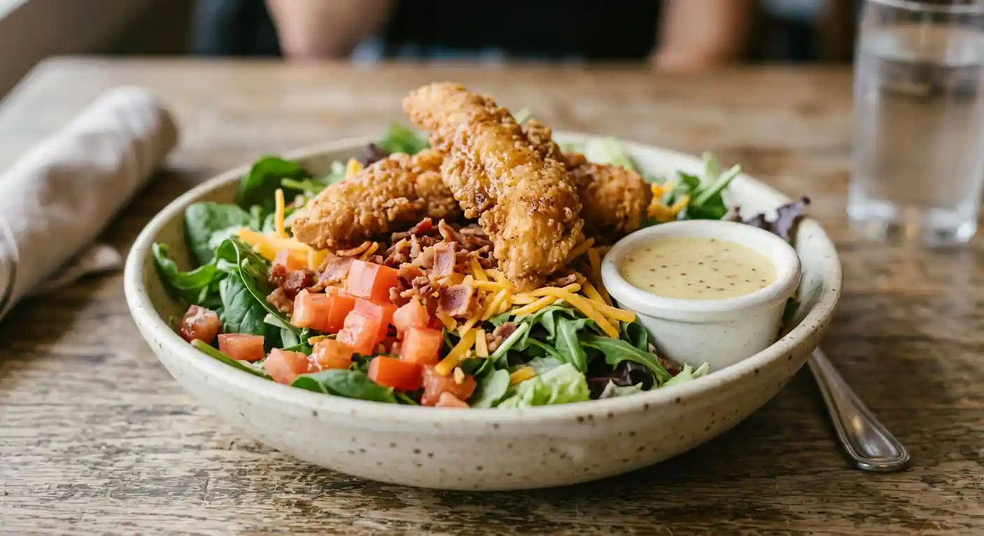 Honey Fried Chicken Salad