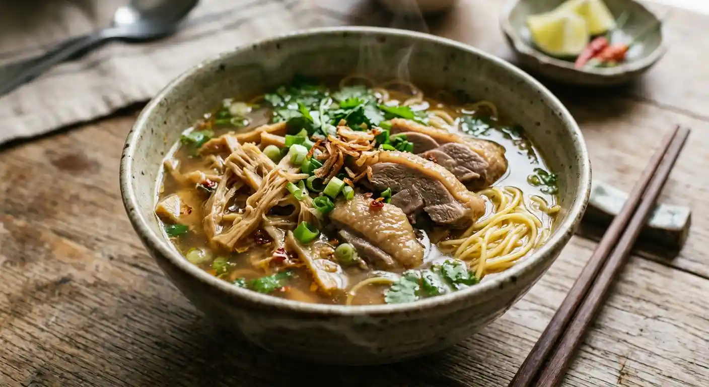 Bamboo Duck Noodle Soup