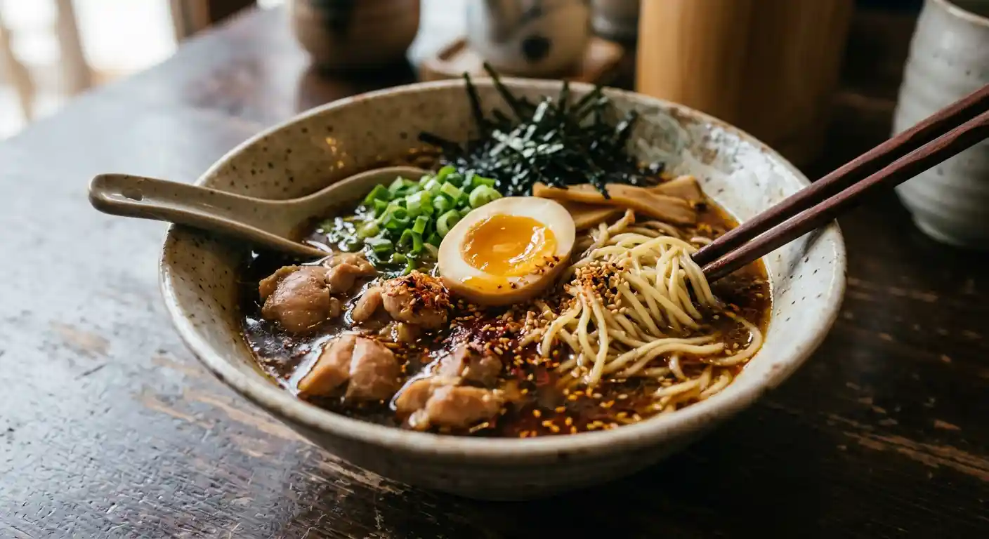Spicy Oyako Shoyu Ramen
