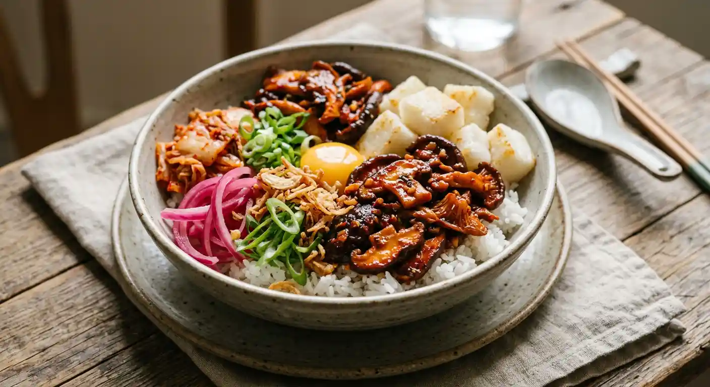 Gochujang Mushroom ' Bibimbap '