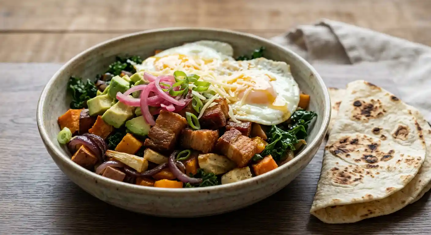 Pork Belly Garden Bowl